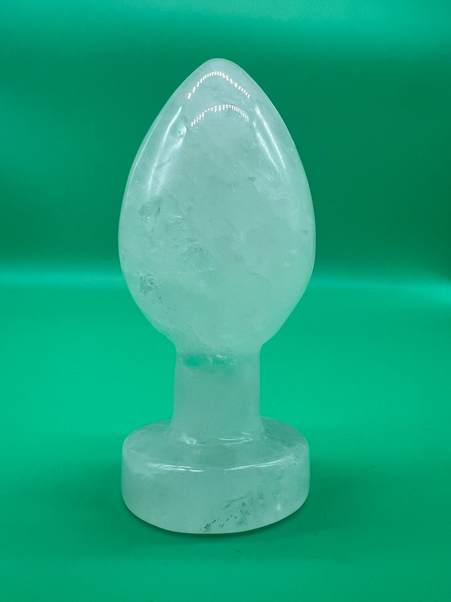 ANAL PLUG Clear Quartz 3 in