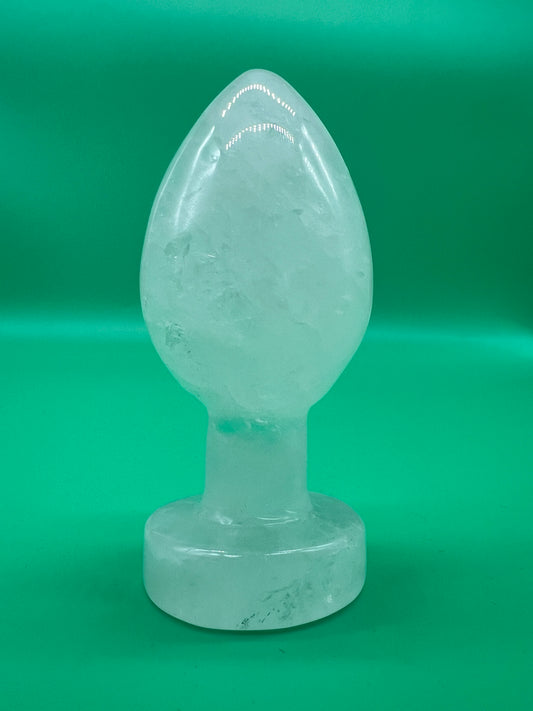 ANAL PLUG Clear Quartz 3 in
