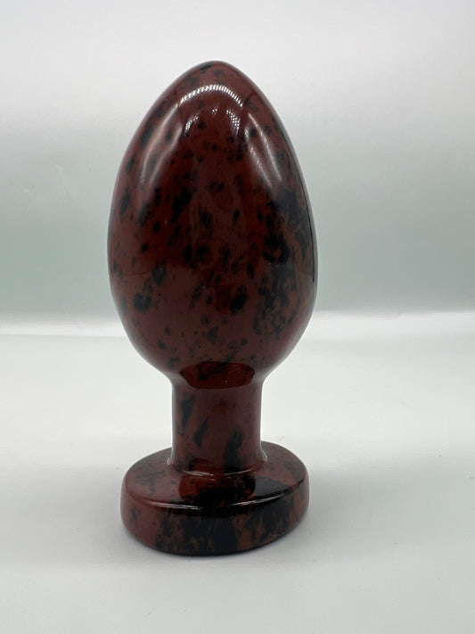 ANAL PLUG Red Obsidian 3 in